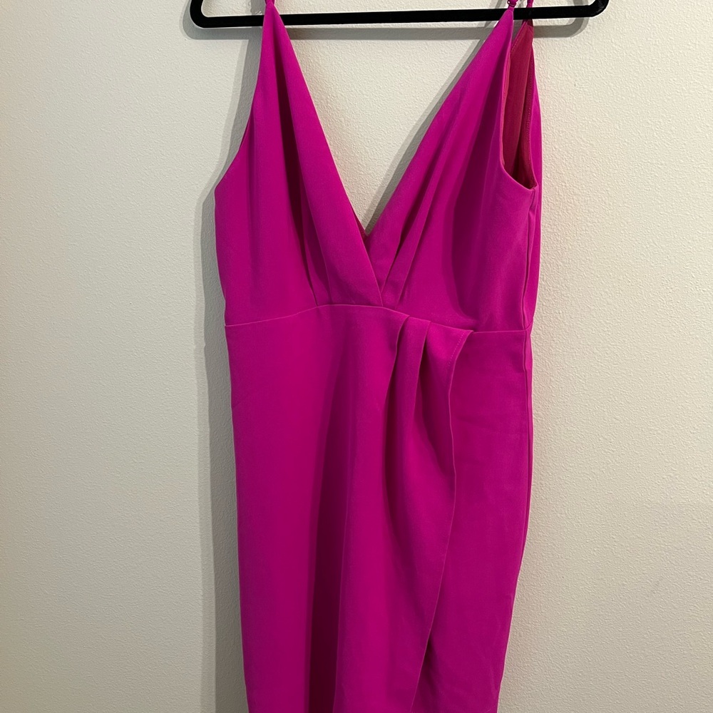 NWT Berry pink Sugar lips cocktail dressing size Large